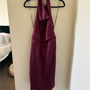 H&M mid length satin dress
